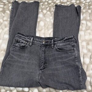 rag & bone Charcoal Straight Leg Jeans